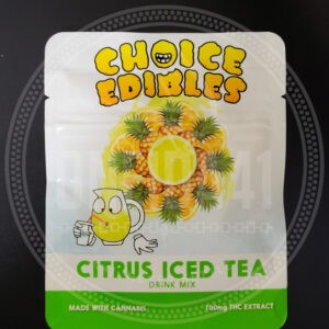 Choice Edibles 100mg Citrus Ice Tea Drink Crystals