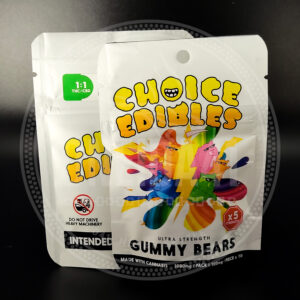 Choice Edible 1000mg 1:1 THC:CBD Gummies